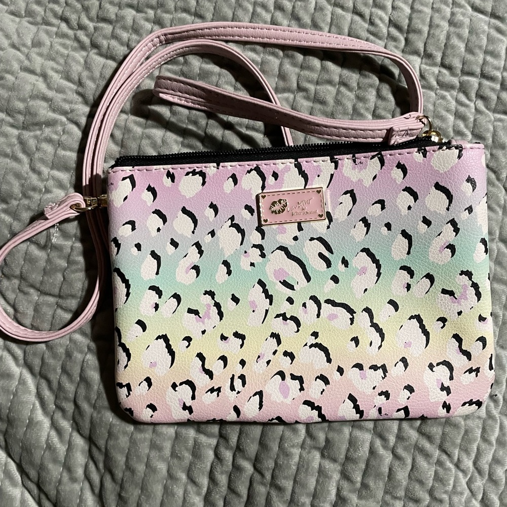 Betty Johnson cross body bag used one time. $16.99 regular price $30